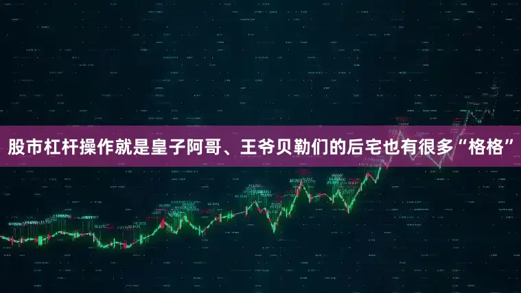 股市杠杆操作就是皇子阿哥、王爷贝勒们的后宅也有很多“格格”
